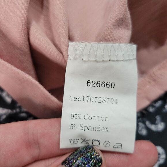 NWOT Shein Color Block Striped Loose Fit Oversized Casual Short Sleeve T-Shirt  - Picture 4 of 6